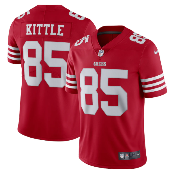 Toddlers San Francisco 49ers #85 George Kittle 2022 New Scarlet Vapor Untouchable Stitched Football Jersey